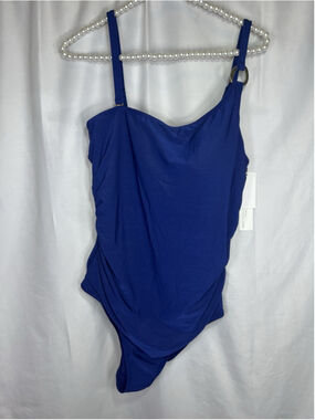 Beyond Control Women's One Piece Swimsuit Tummy Control Slimming Blue 16 Beach